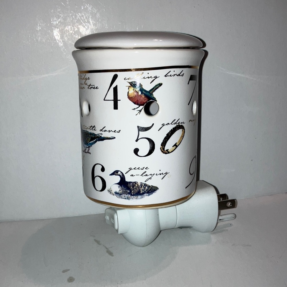 12 Days of Christmas White Ceramic Plug-In Wax‎ Warmer